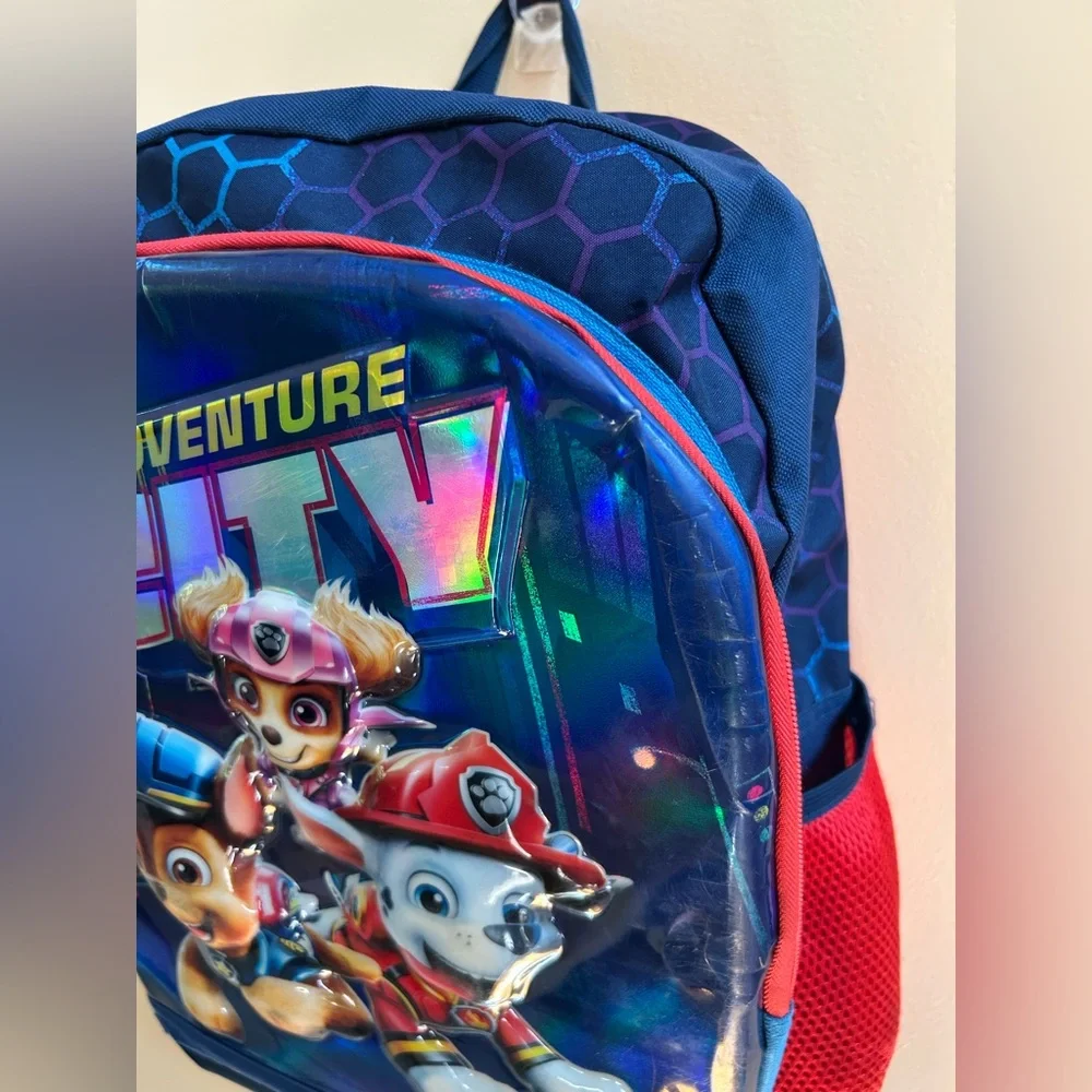 Paw Patrol Adventure City 17” Backpack | Large Compartments & Side Pockets🐾